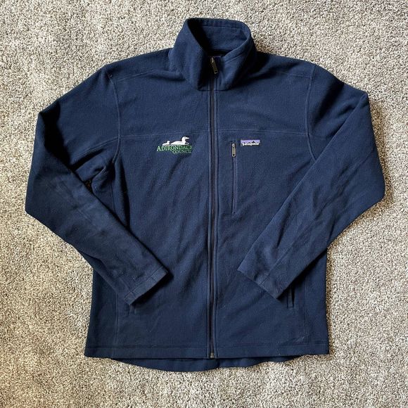 Patagonia Men's Full Zip Fleece Jacket Size Large With Logo - Picture 1 of 5